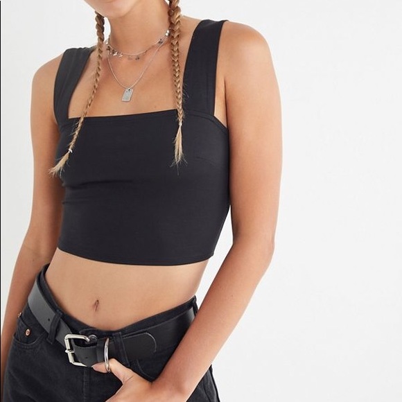 Urban Outfitters Gal Cropped Tank Top - Picture 1 of 4